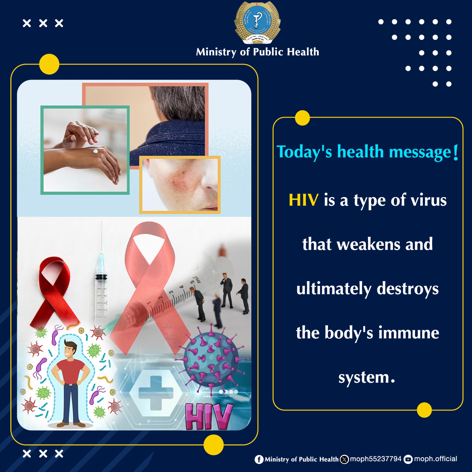 Today's health message:
